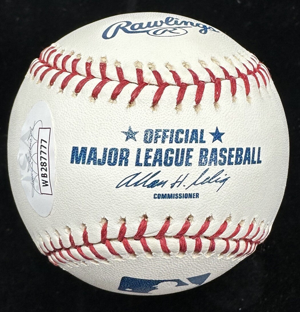 Edgar Martinez 2,247 Hits Signed Baseball JSA Witness