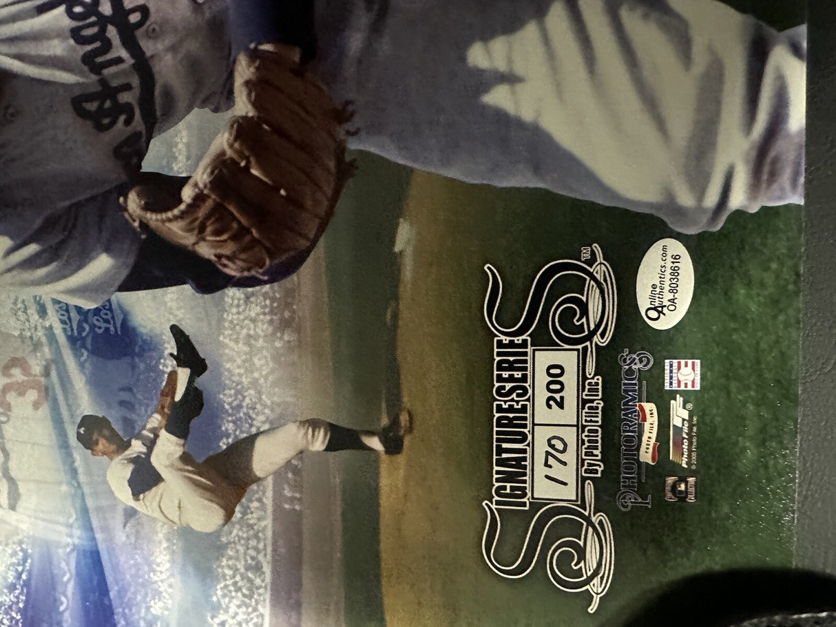 Sandy Koufax Signed Photoramic Dodgers Photo Online Authentics Holo