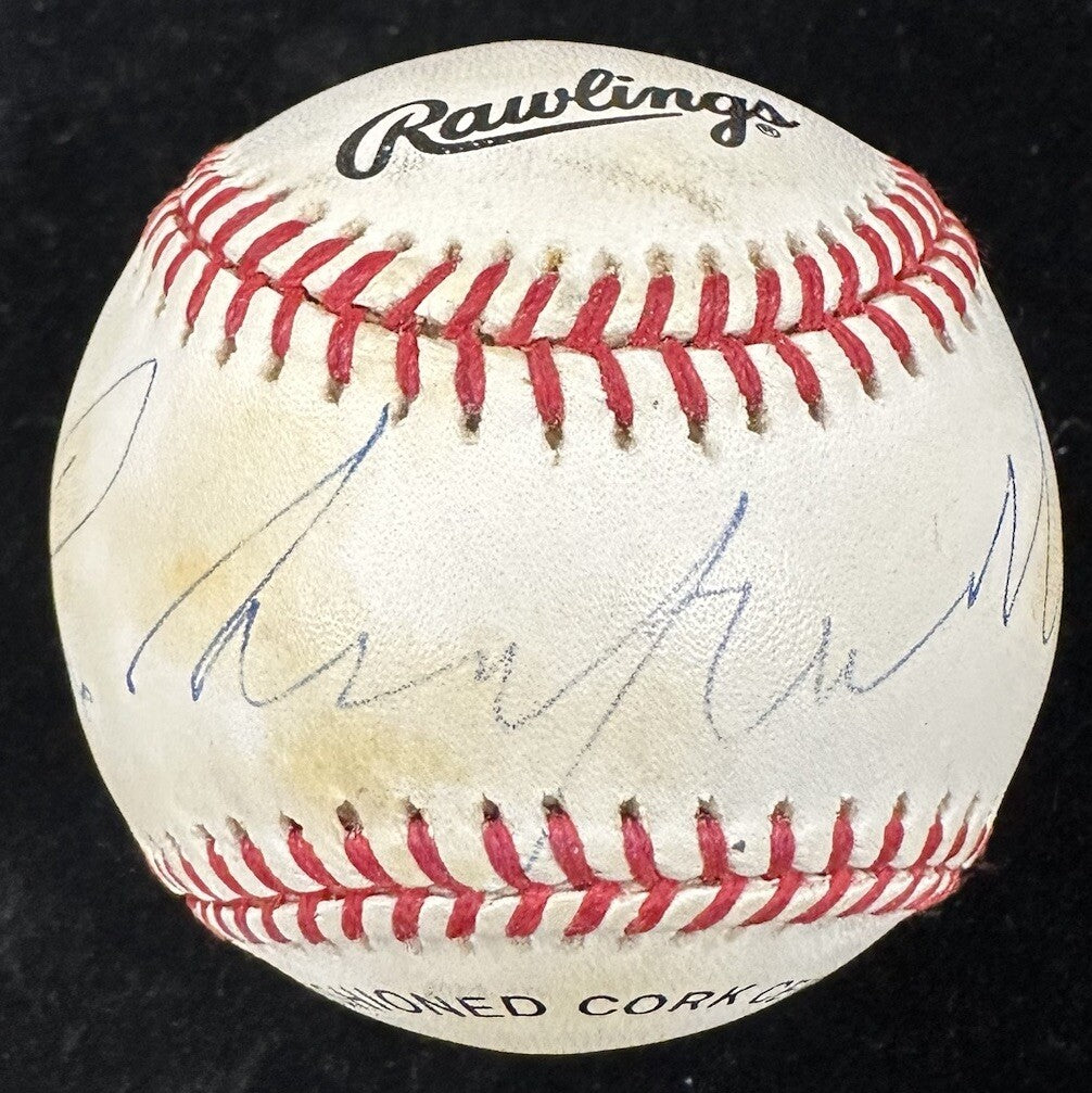 Roy Campanella Single-Signed Post Accident Baseball JSA LOA