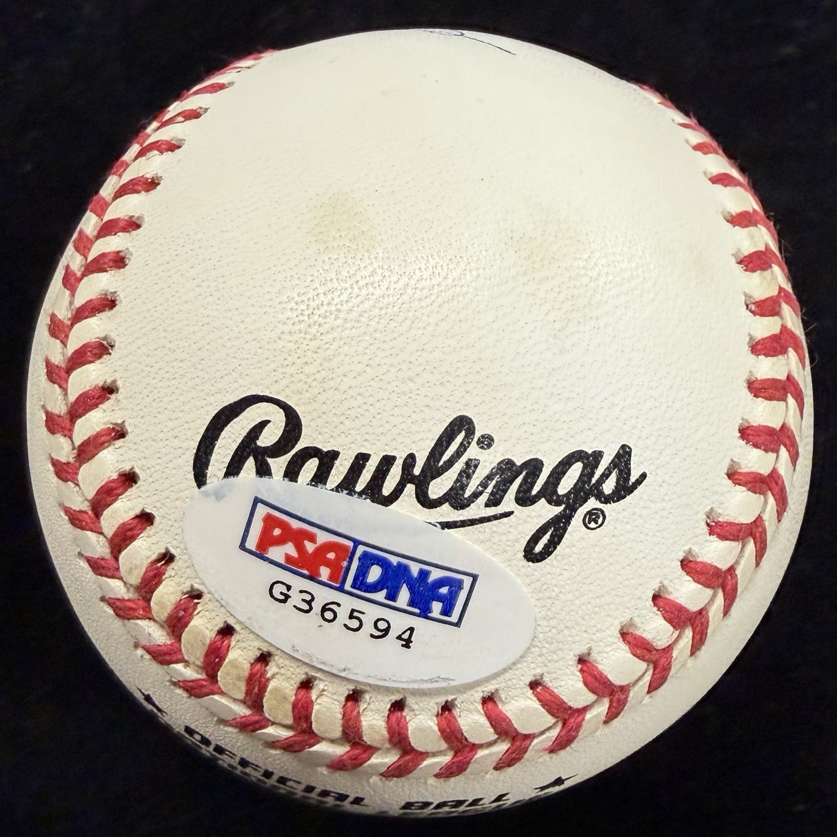 Eddie Mathews 512 HR Signed Baseball PSA/DNA Holo Only