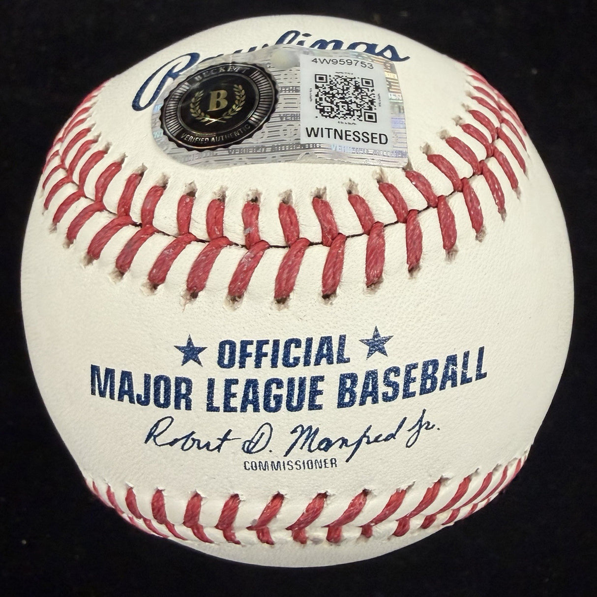 Carlos “Señor Octubrẽ” Beltran Hall Of Fame 2026 Signed Baseball Beckett Witness
