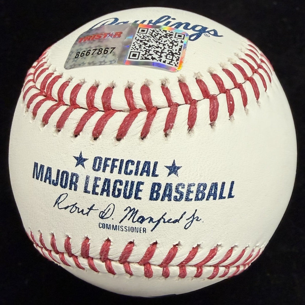 Jeff Kent HOF 26 Signed 8 Inscirption Stat Baseball Tristar Holo