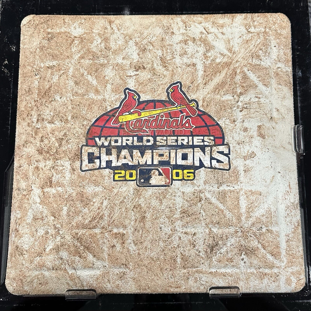 St. Louis Cardinals 2007 Game Used 1st Base MLB Holo Pujols World Series Champs