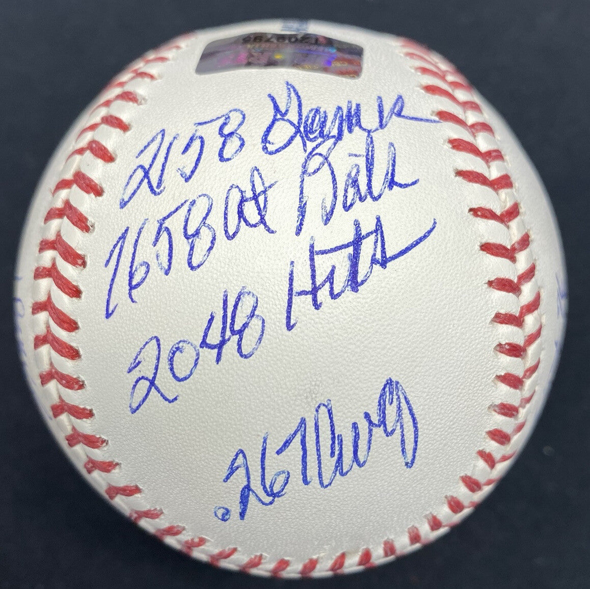 Johnny Bench HOF MVP ROY Signed Stat Baseball Fanatics MLB Holo