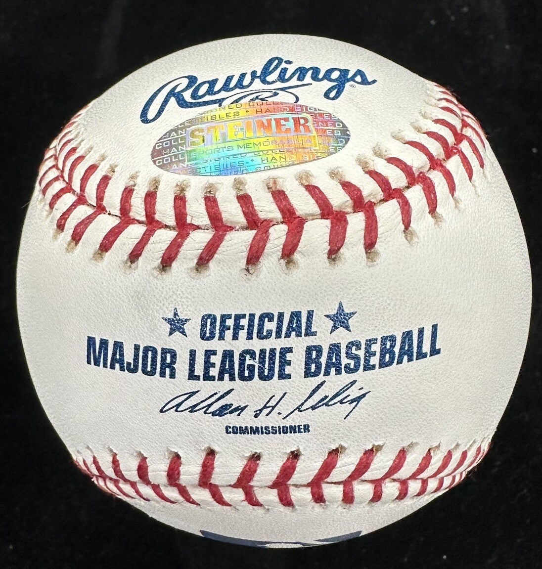 George Thomas Seaver HOF 92 CY Signed Stat Baseball Steiner Sports Hologram