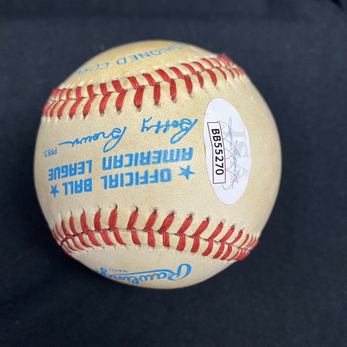 Ted Williams Batting Titles 6 Signed Baseball JSA LOA Graded 8 Signature