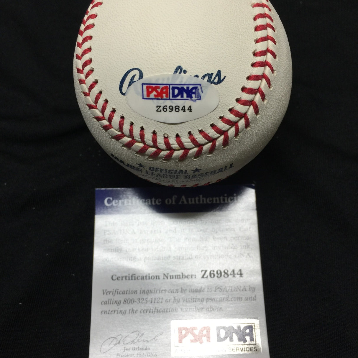 Duke Snider 55 WS Champs Signed Baseball PSA/DNA