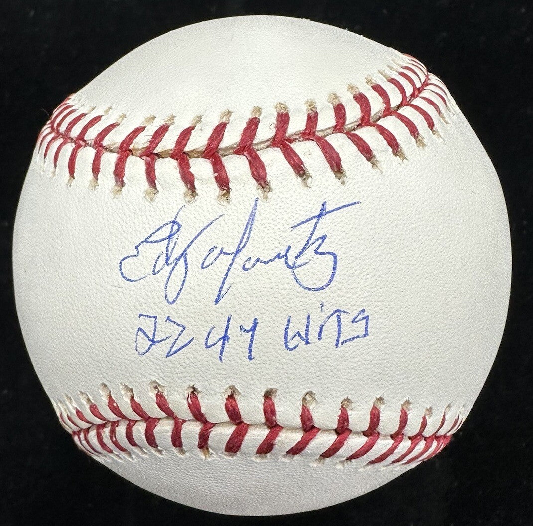 Edgar Martinez 2,247 Hits Signed Baseball JSA Witness