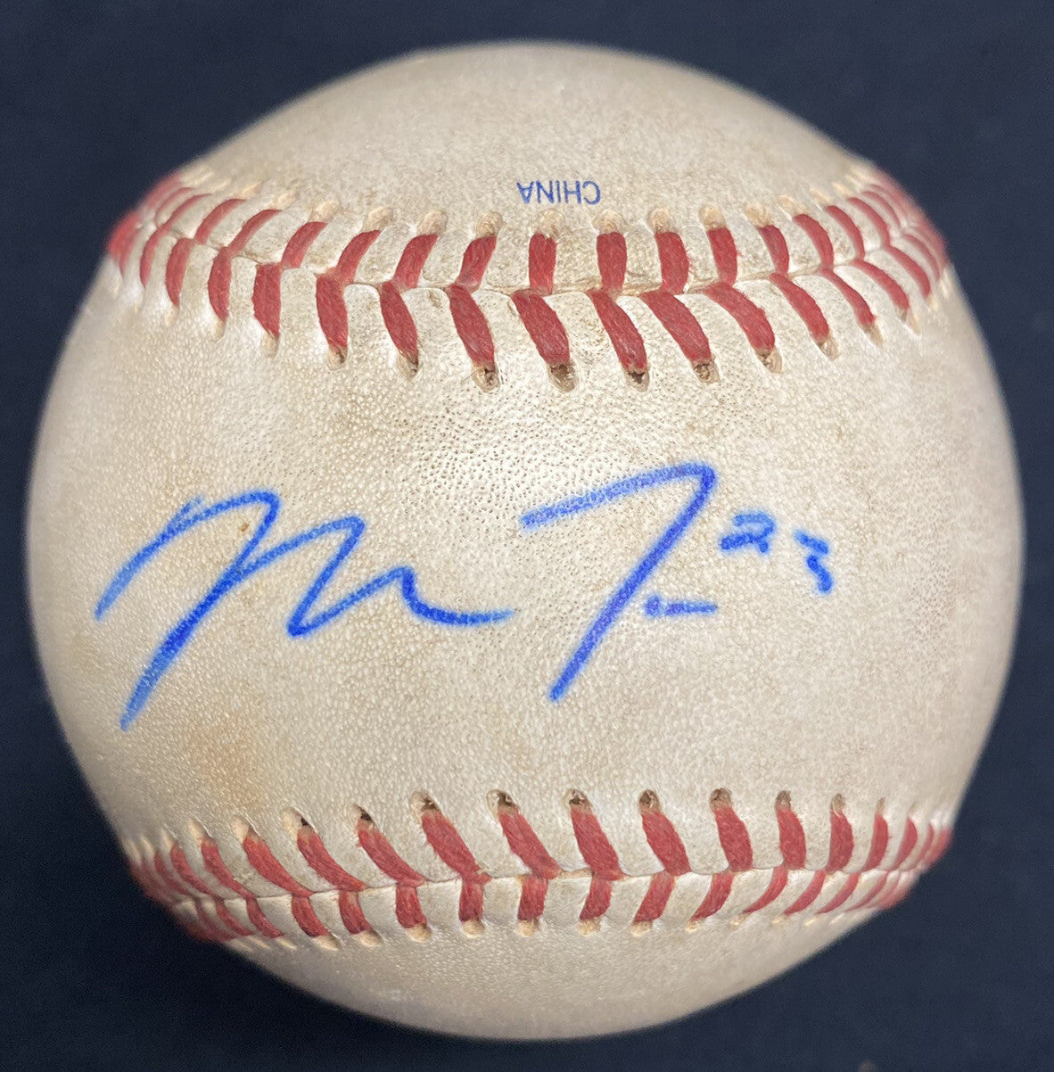 Mike Trout Signed Game Used Minor League California League Baseball JSA LOA