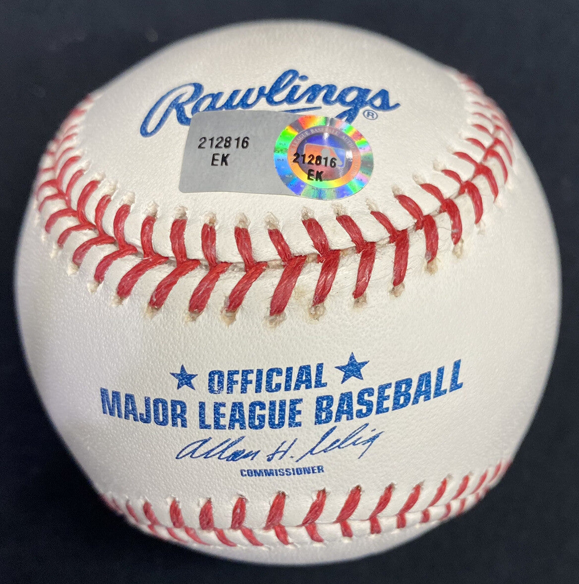 Mike Trout 2012 AL ROY Stat Signed Rookie Sig Baseball MLB Holo Hologram