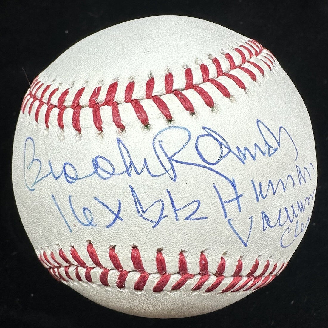 Brooks Robinson Human Vacuum Clean 16x GG Signed Baseball MLB Holo Steiner