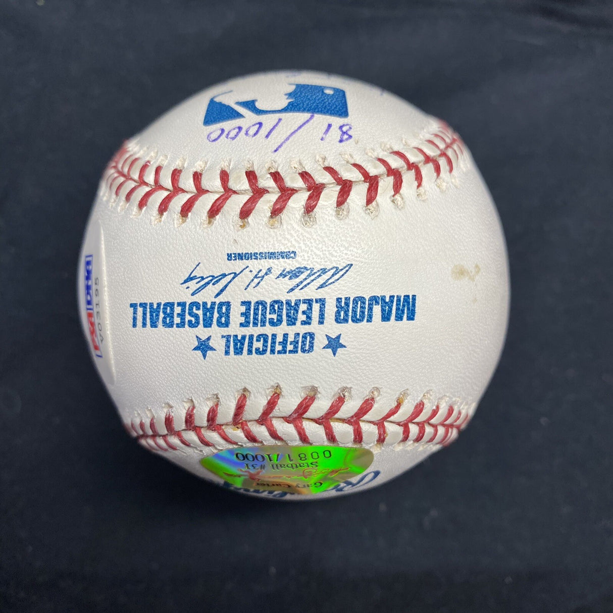 Gary Carter Full Stat Signed RJ Baseball PSA/DNA