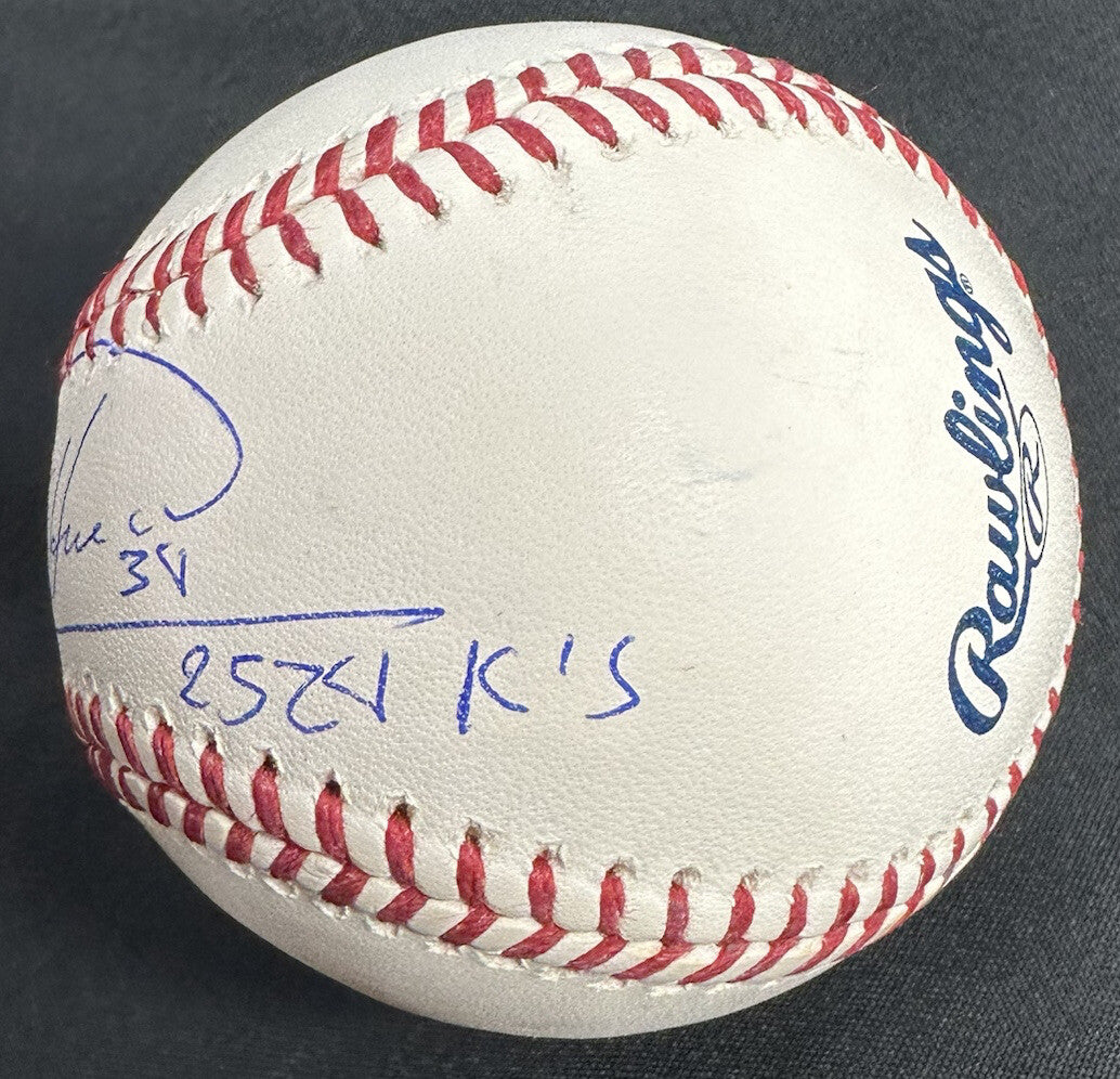 Felix Hernandez 2,524 K’s Signed Baseball JSA