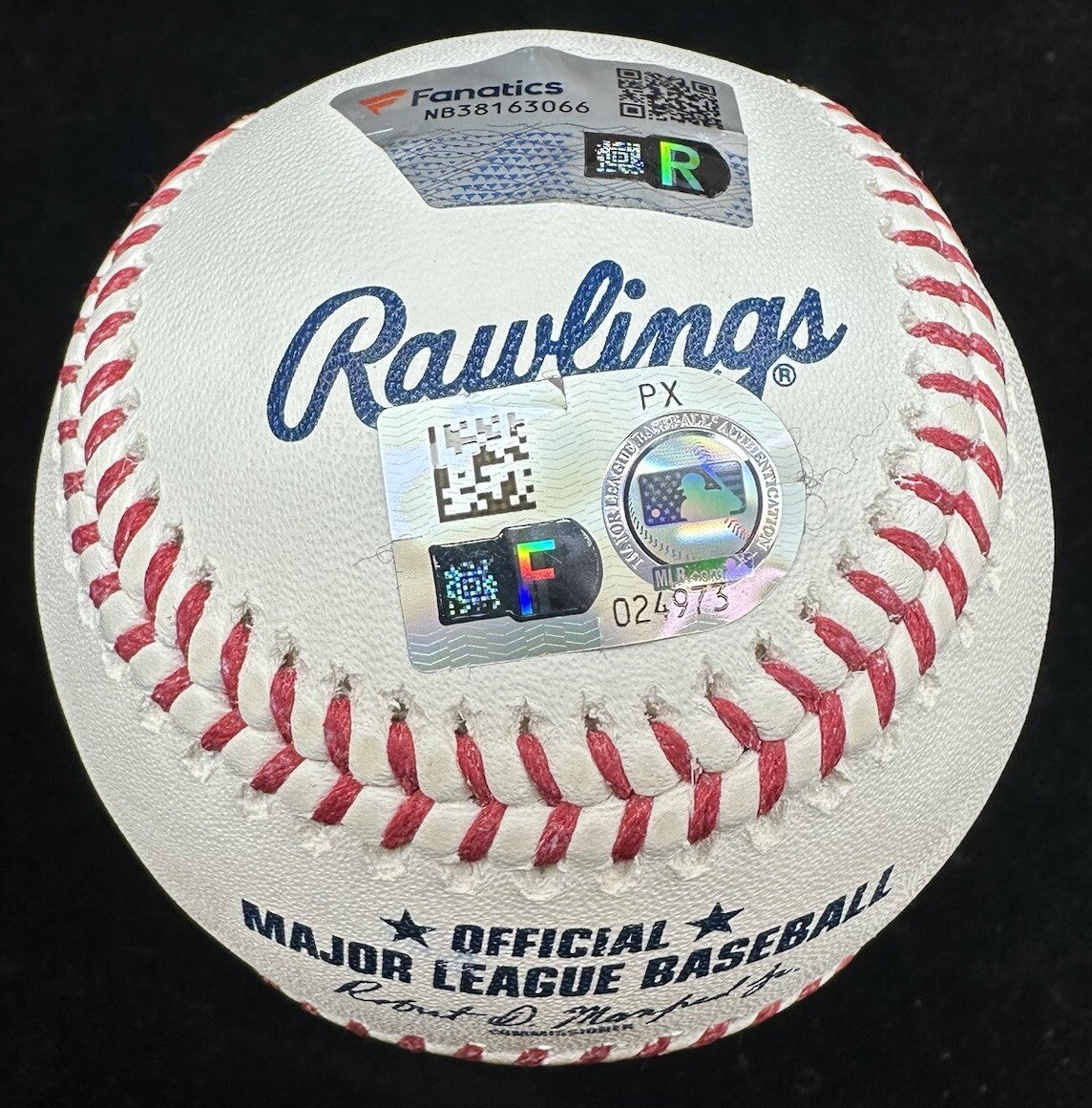 Juan Soto Signed 2022 Home Run Derby Logo Baseball MLB Holo