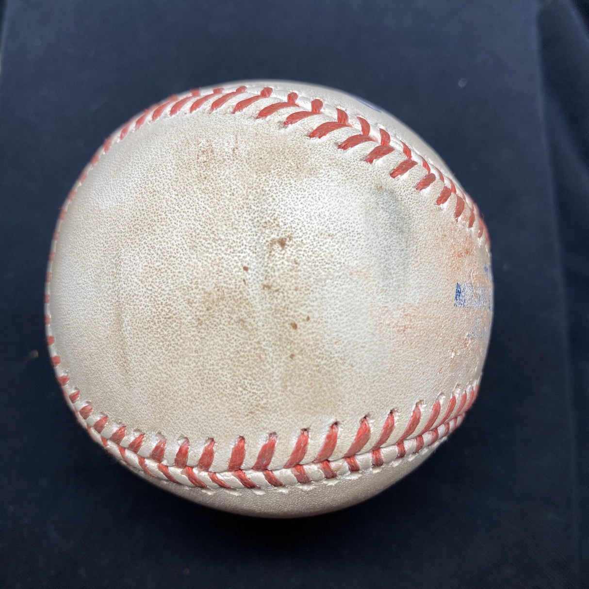 Mike Trout Game Used Hit Double Baseball MLB Holo A’s 50th Logo