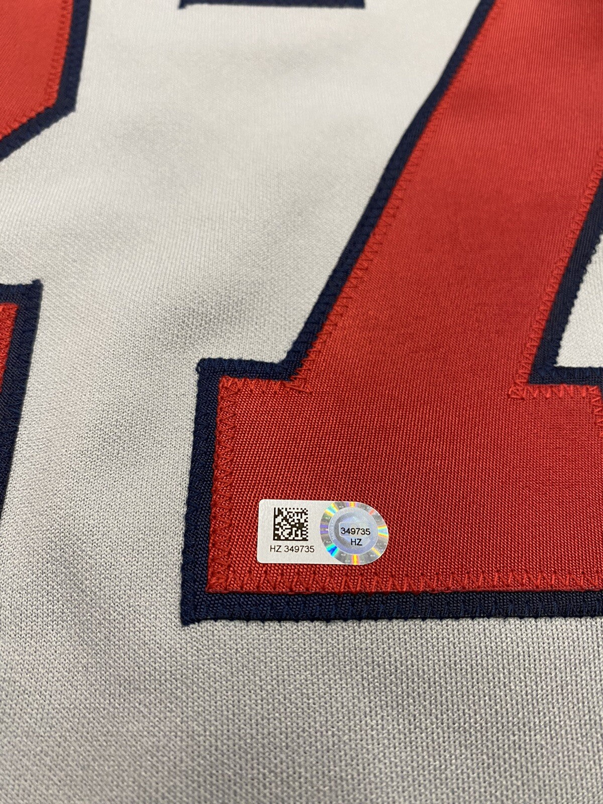 Mike Trout Signed 50th Anniversary California Angels TBTC Jersey 44 MLB Holo