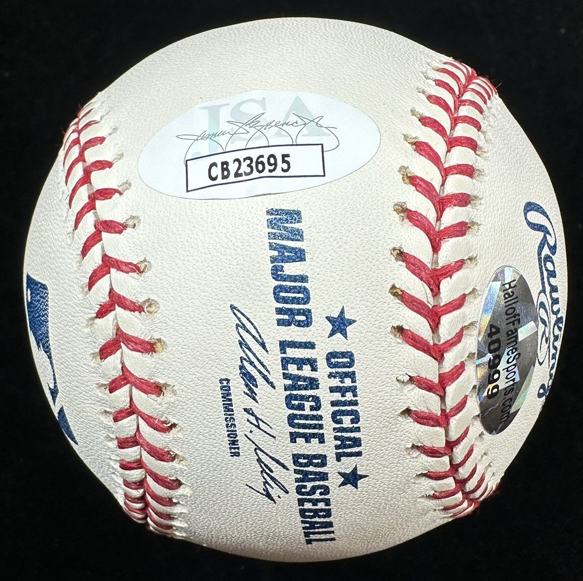 Denny McLain 24-9 CY 69 Signed Baseball JSA