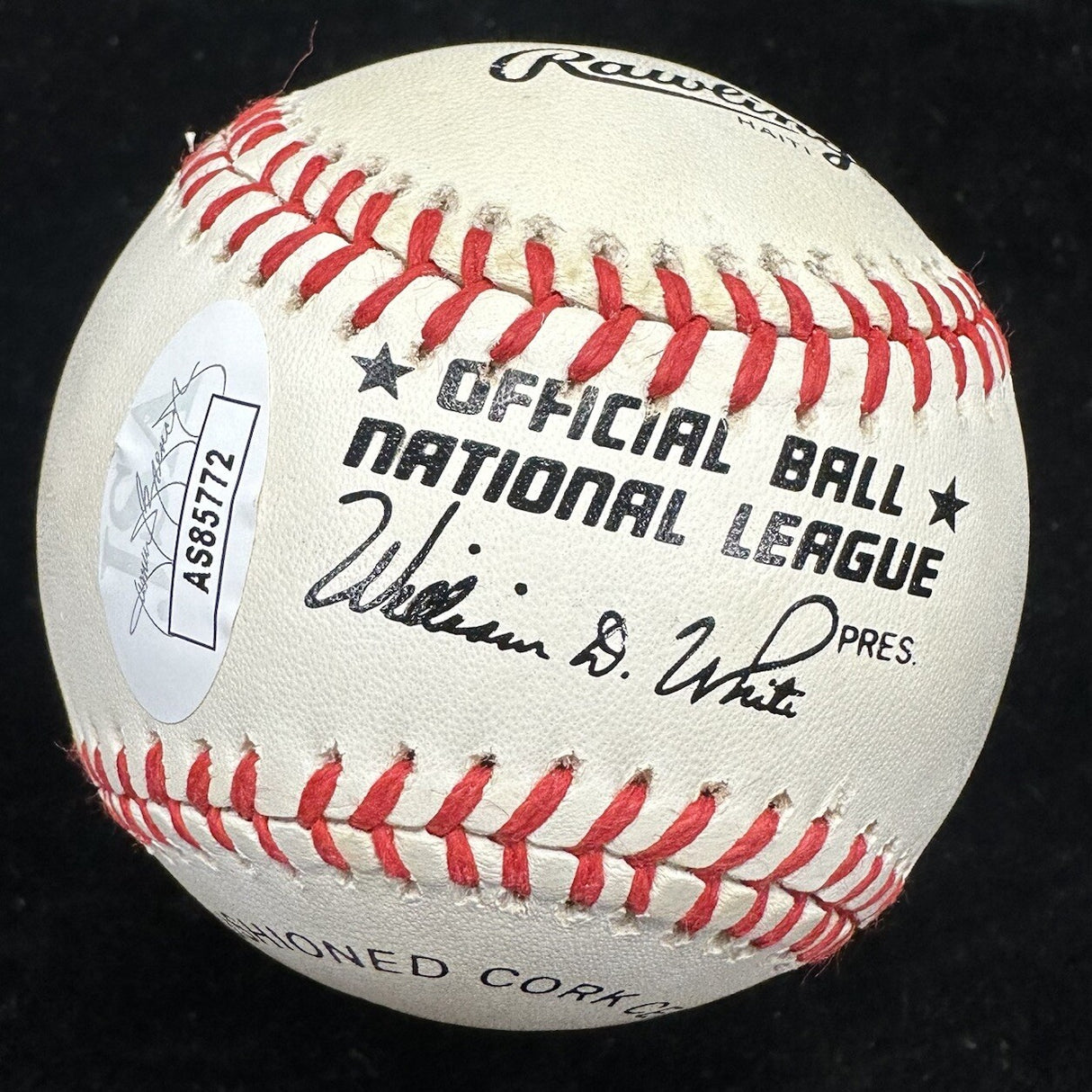 Harold Henry Pee Wee Reese Signed Full Name Baseball JSA