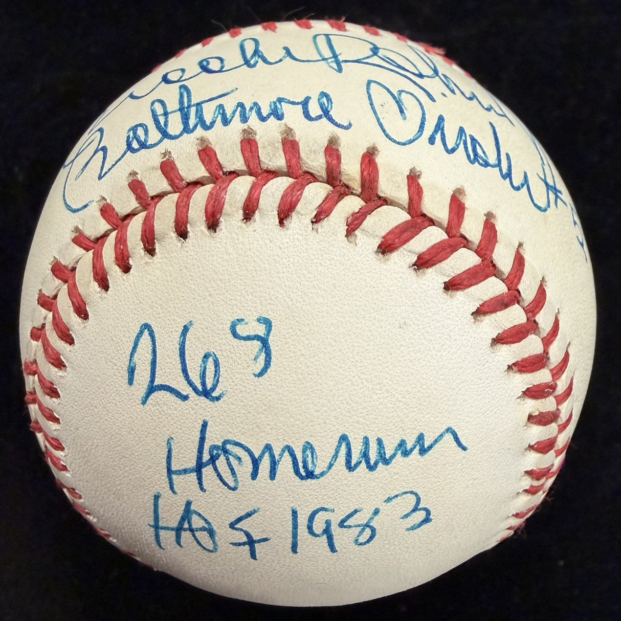 Brooks Robinson Baltimore Orioles #5 HOF Home Runs Signed Baseball JSA