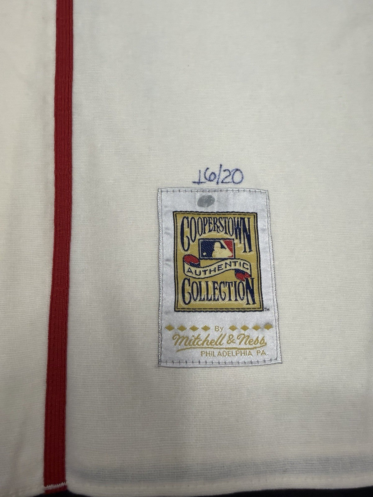 Stan Musial HOF 1969 Signed Authentic M&N Cardinals Stat Jersey Upper Deck UDA