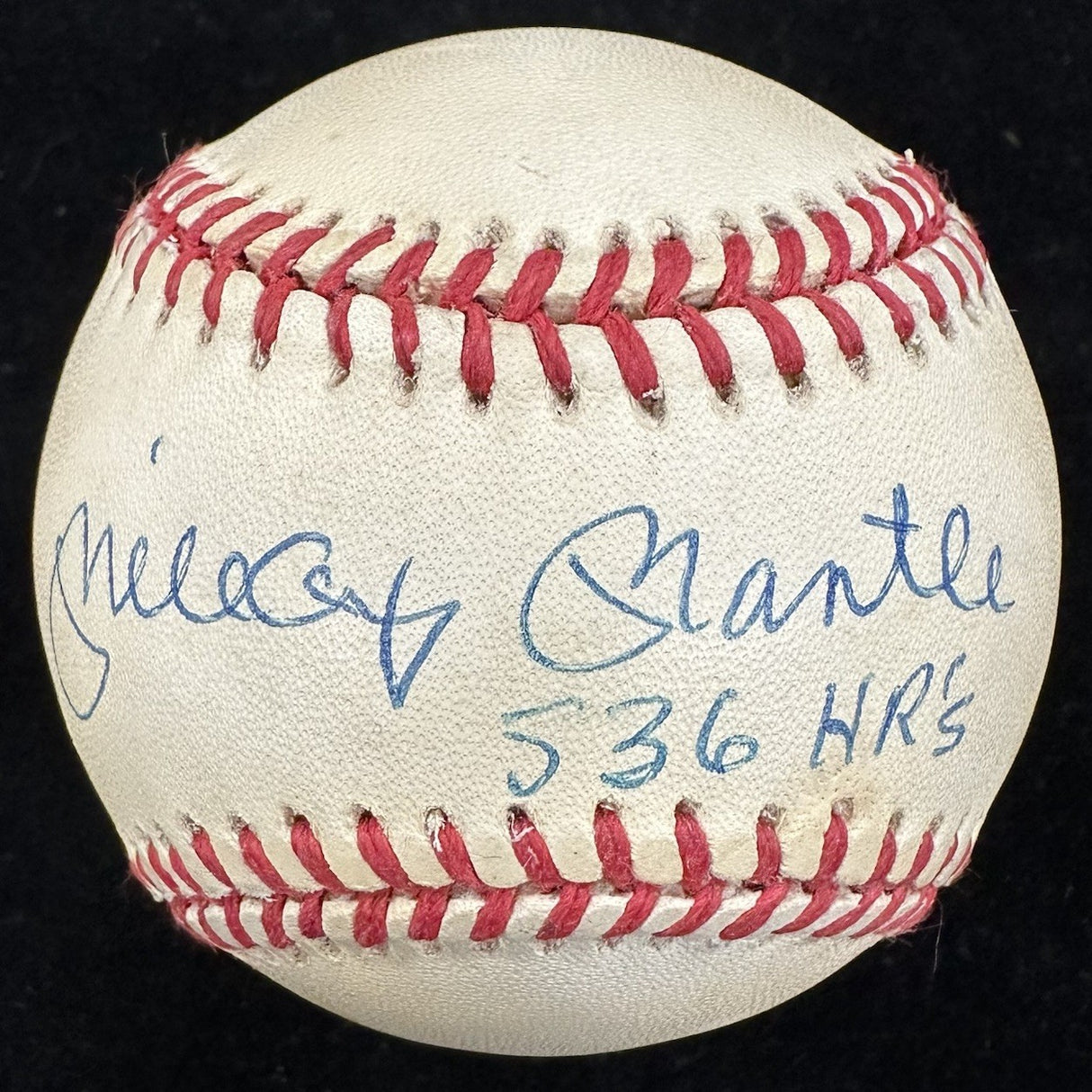 Mickey Mantle 536 HRs Signed Baseball PSA/DNA LOA