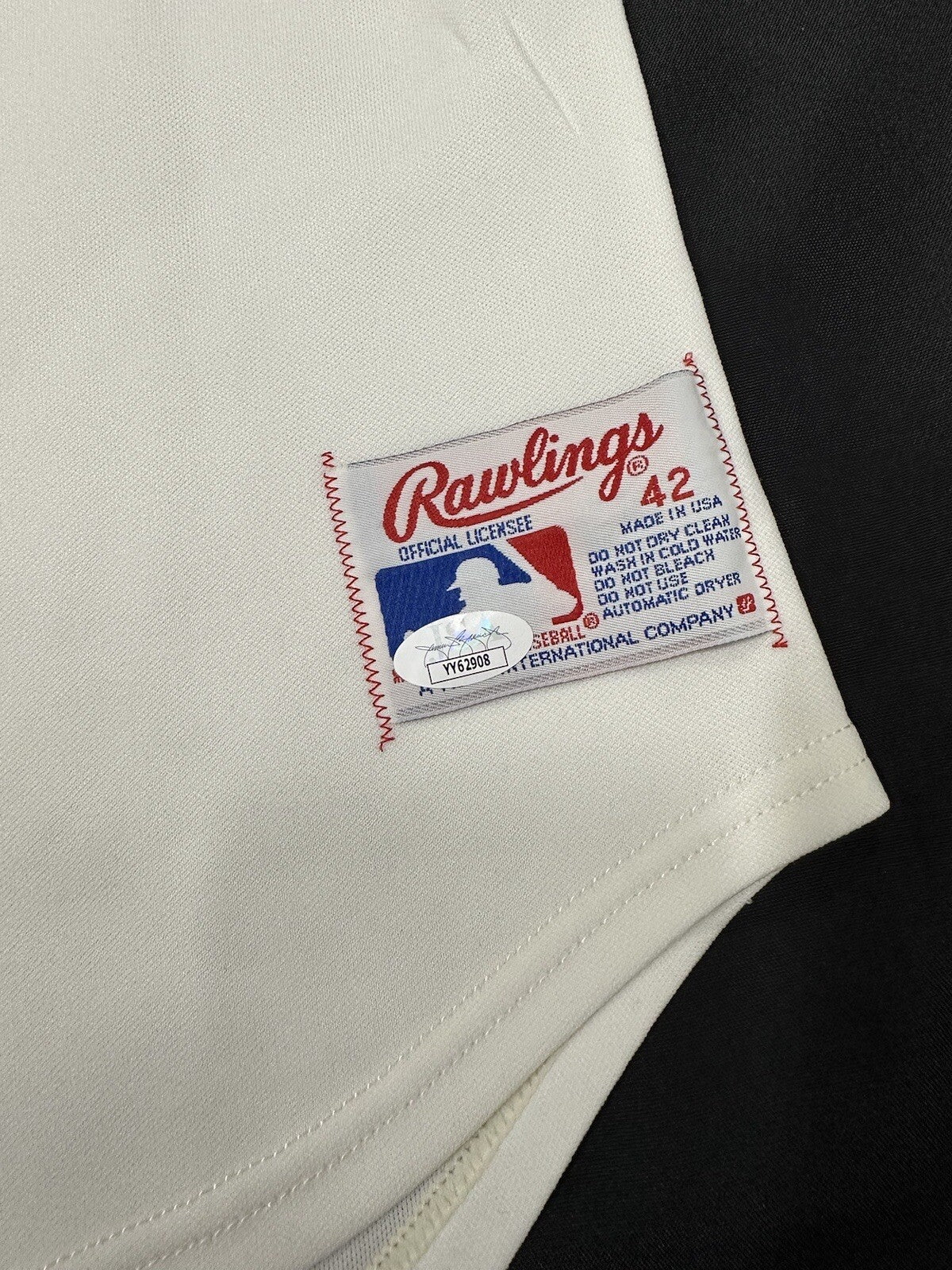 Bruce Sutter Signed Authentic Rawlings St. Louis Cardinals Stat Jersey JSA LOA