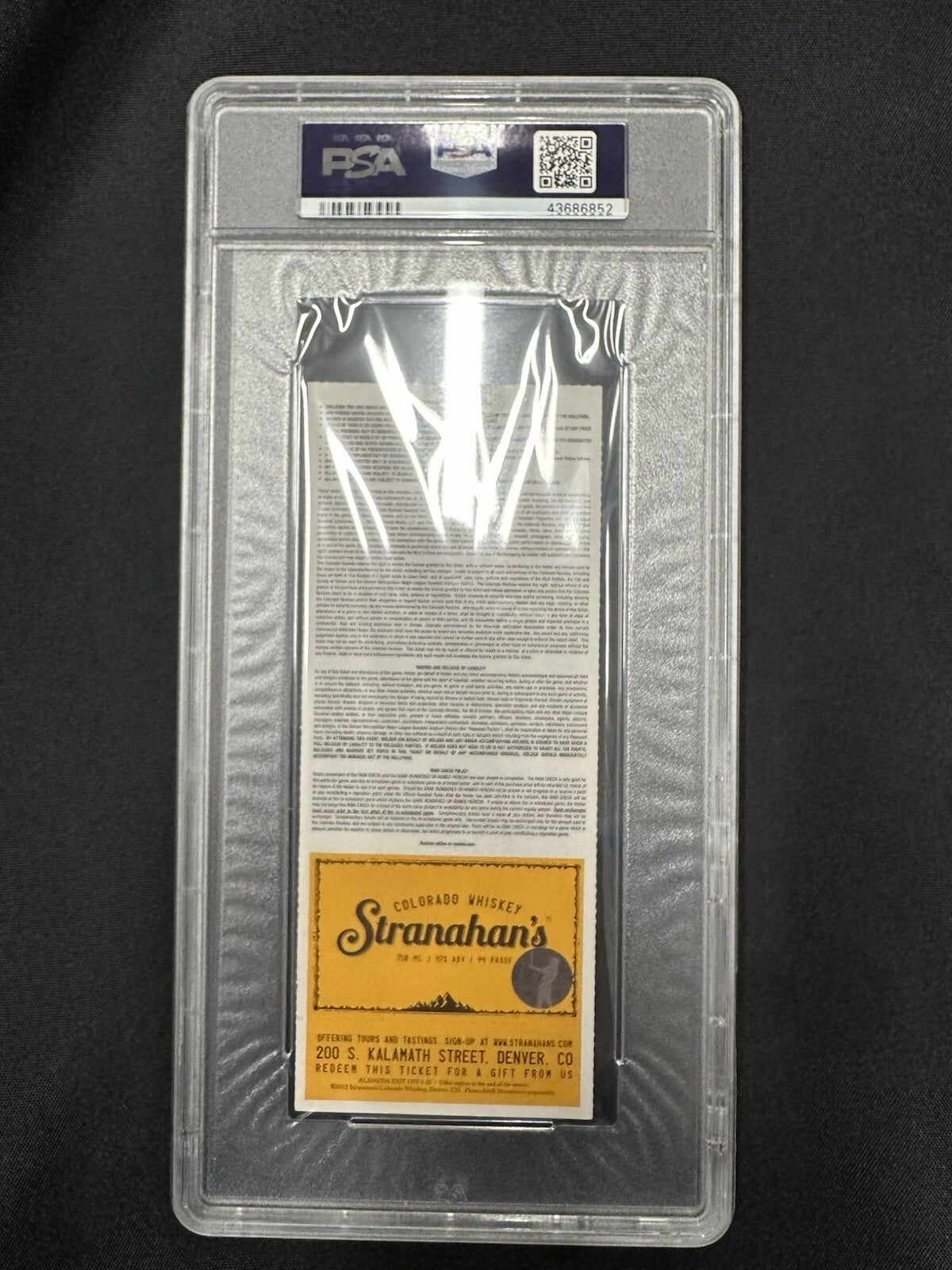 Ichiro Suzuki Signed 3,000 Hit Ticket PSA/DNA Encapsulated