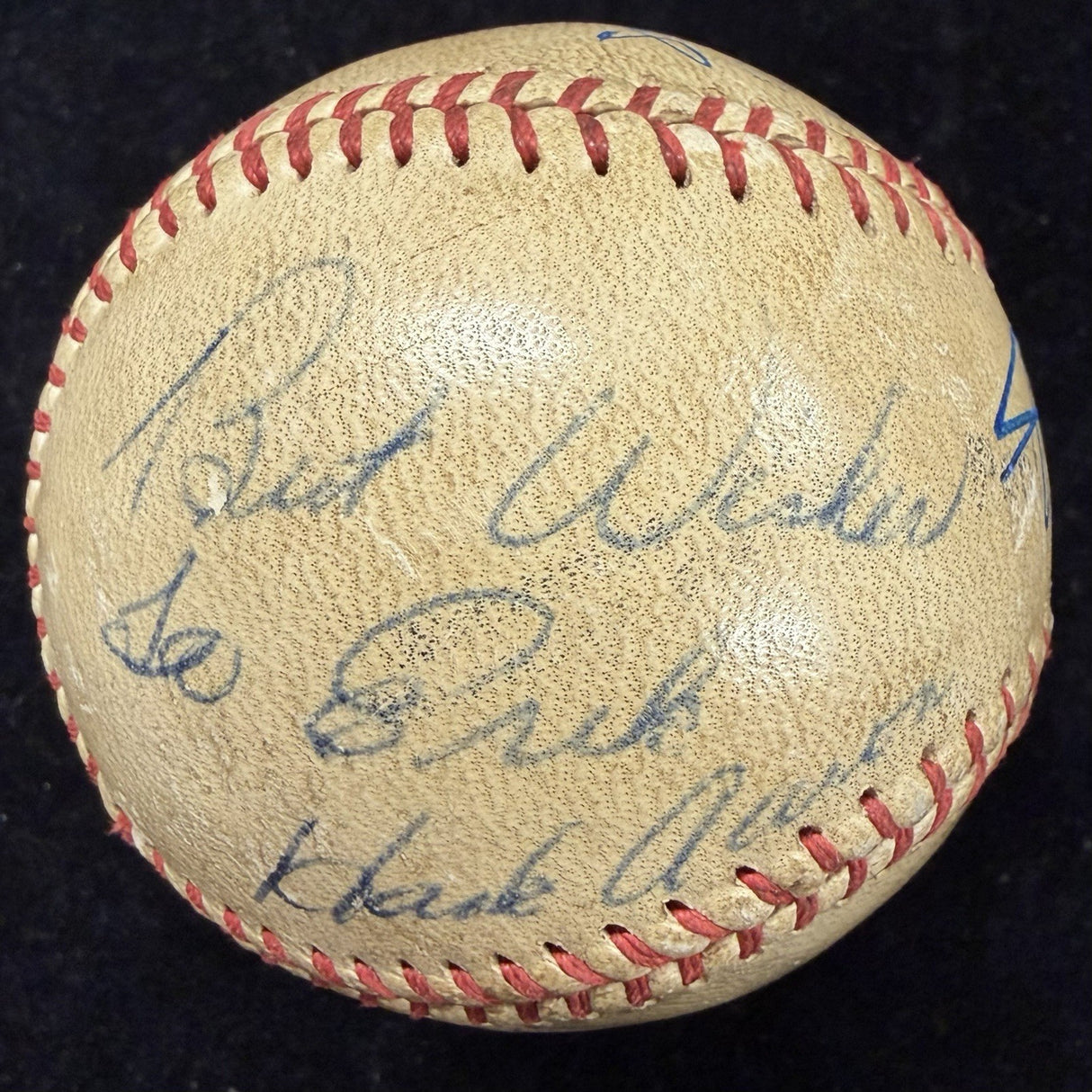 Babe Ruth Barry Bonds Aaron Pujols+ 700 HR Club Signed Baseball BAS JSA LOA