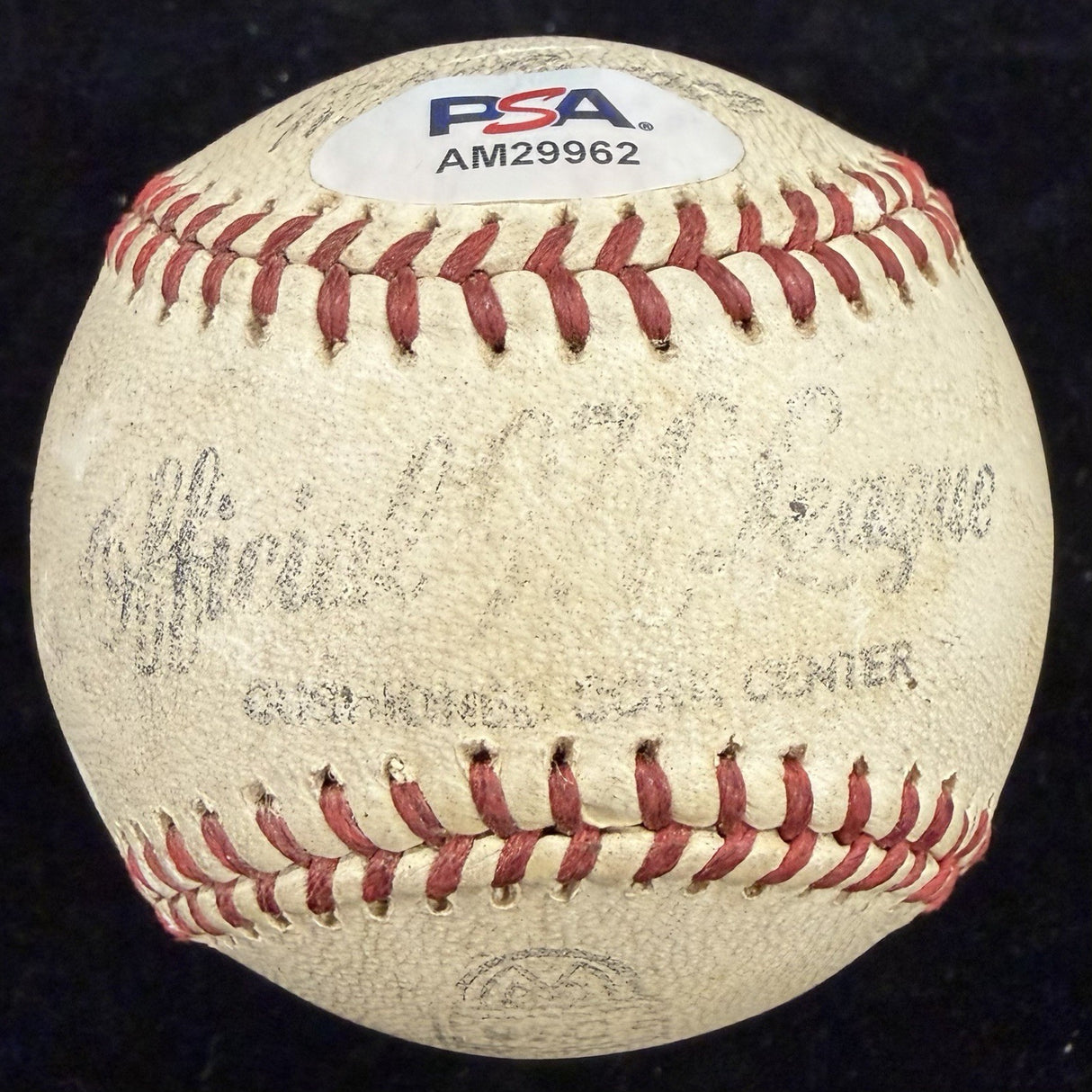 Walter “Smokey” Alston Single Signed Baseball PSA/DNA