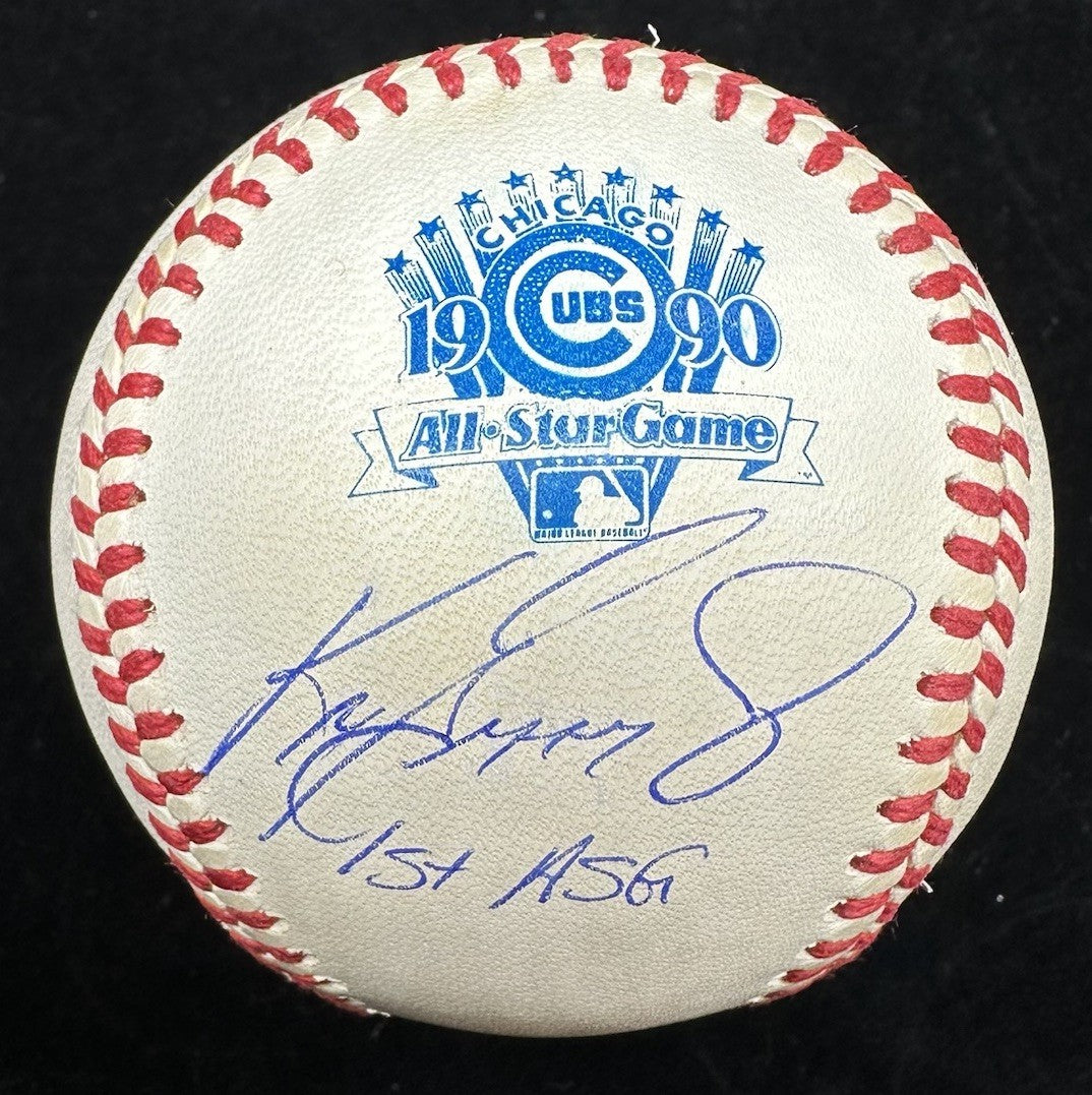 Ken Griffey Jr. 1st ASG Signed Original 1990 All Star Game Logo Baseball Tristar