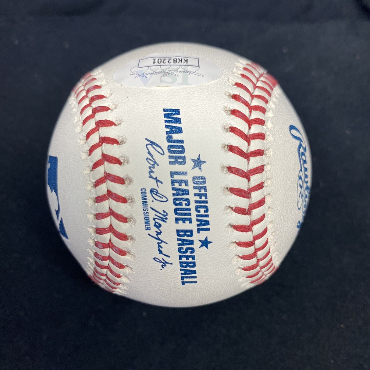 Reggie Jackson 1973 World Series MVP Signed Stat Baseball JSA Oakland Athletics