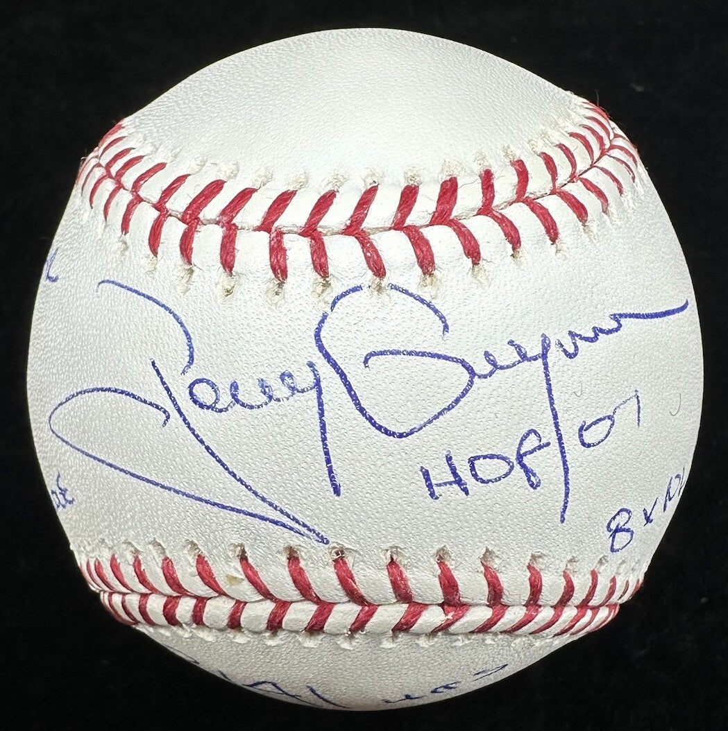 Tony Gwynn HOF 07 Hits All Star Batting Champ GG AVG Signed Stat Baseball PSA