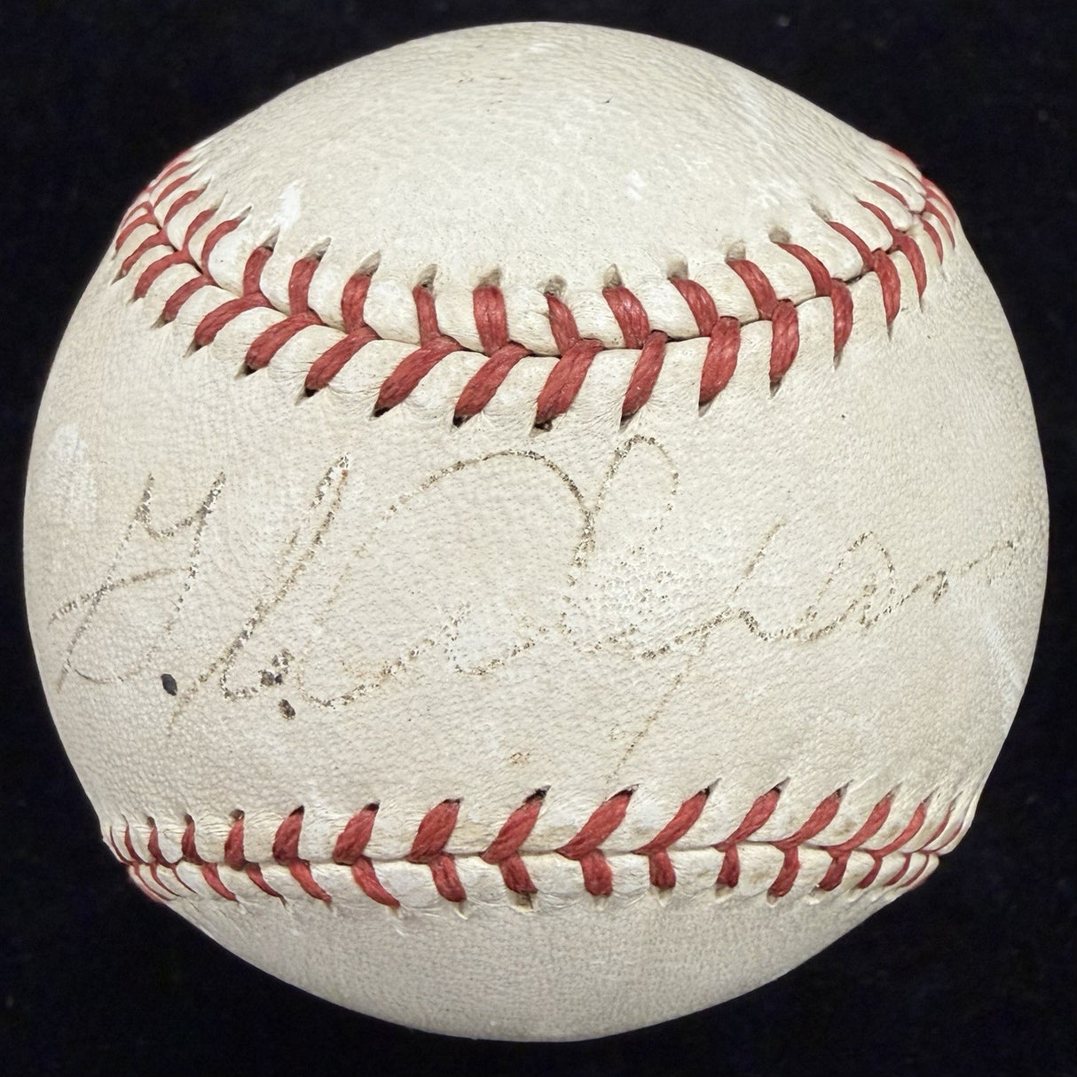 Grover Cleveland Alexander Single-Signed Reach Baseball PSA/DNA LOA Graded 4.5