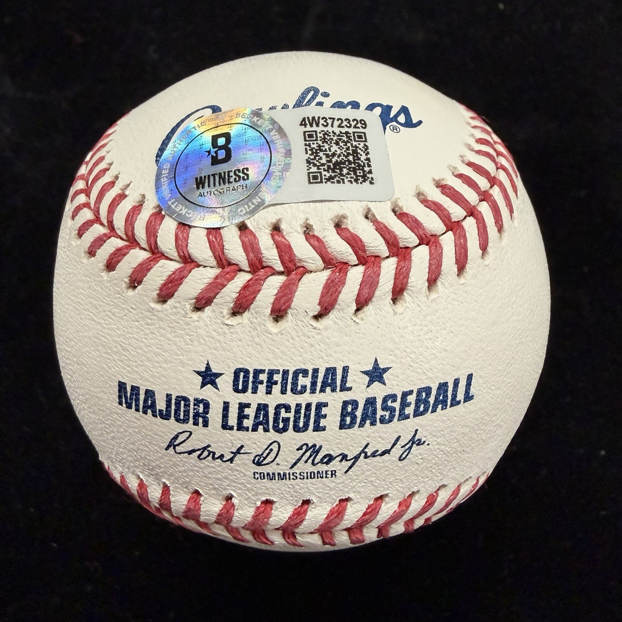 Andruw Jones HOF 2026 Signed Baseball Beckett Witness Holo