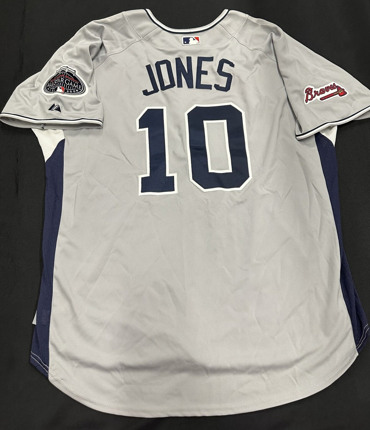 Chipper Jones Authentic 2008 All Star Game Batting Practice Jersey Braves XL