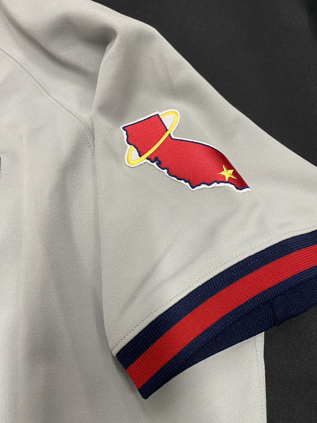 Mike Trout Signed 50th Anniversary California Angels TBTC Jersey 44 MLB Holo