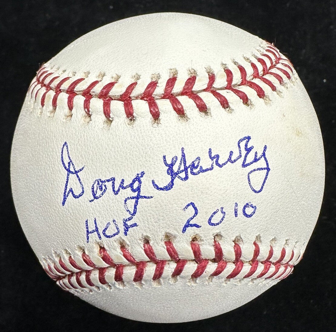 Doug Harvey HOF 2010 Signed Baseball JSA