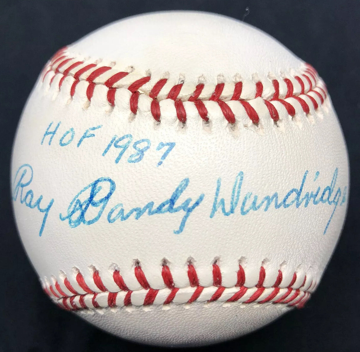 Ray Dandy Dandridge HOF 1987 Signed Baseball PSA