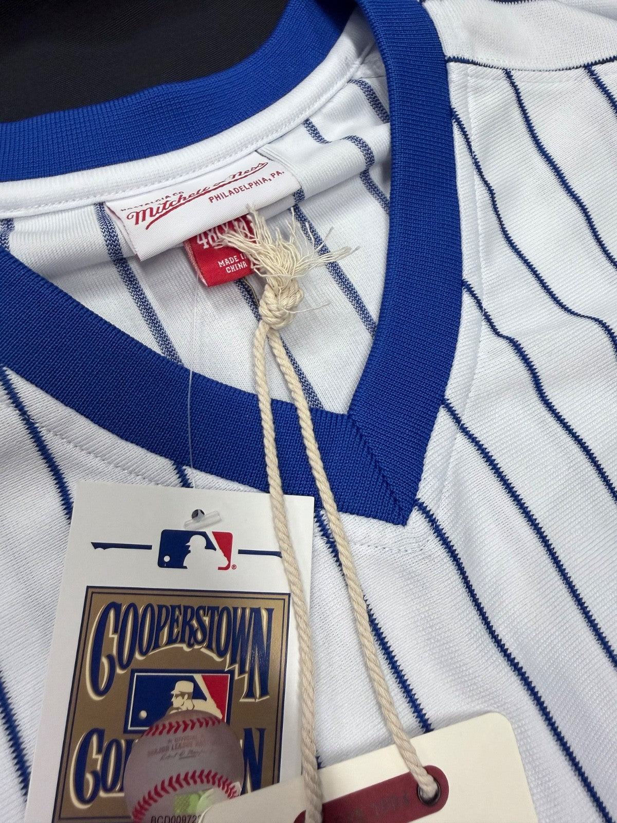 Ryne Sandberg Signed Authentic Cubs M&N Jersey with Stats TRISTAR