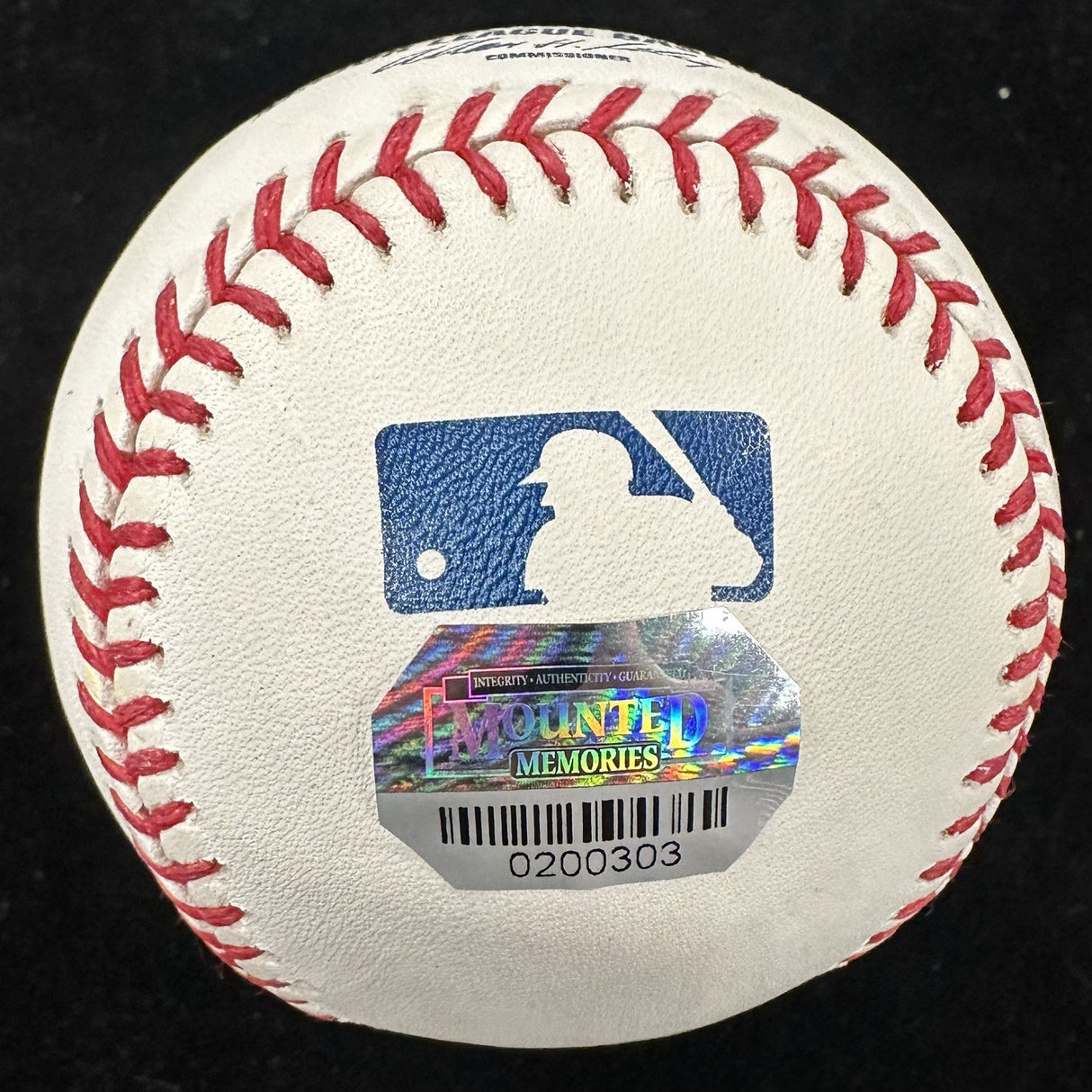 Rickey Henderson SB King 1406 Signed Baseball Mounted Memories MLB Holo