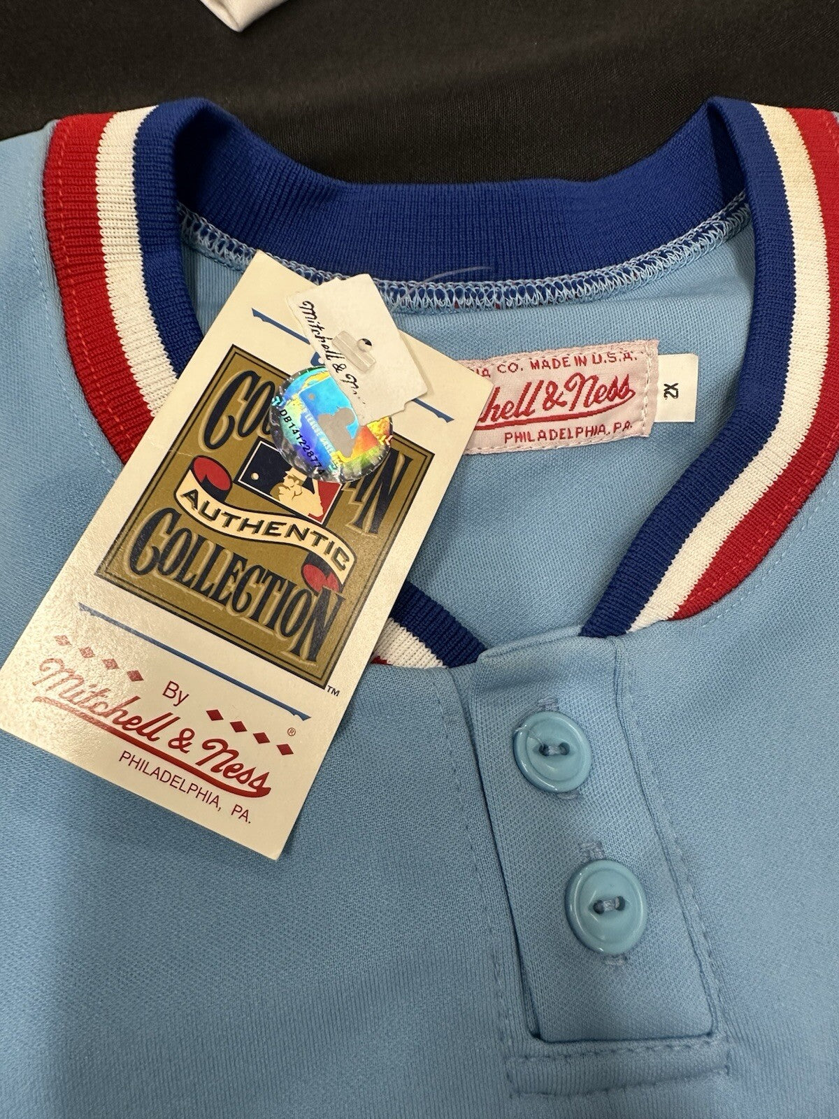 Gaylord Perry HOF 91 CY 72, 78 Signed Authentic Rangers Mitchell Ness Jersey JSA