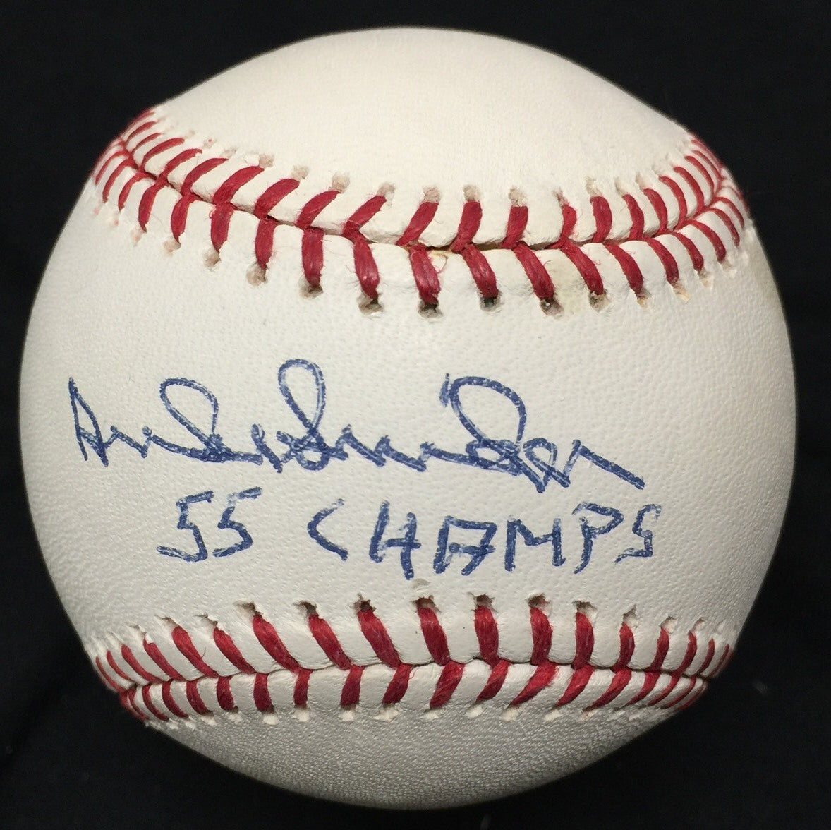 Duke Snider 55 WS Champs Signed Baseball PSA/DNA