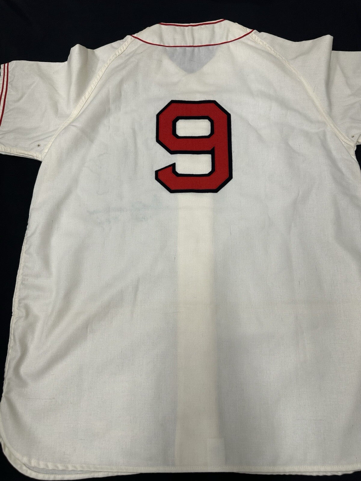 Ted Williams 1941-.406 Signed Authentic Mitchell & Ness Red Sox Jersey PSA LOA