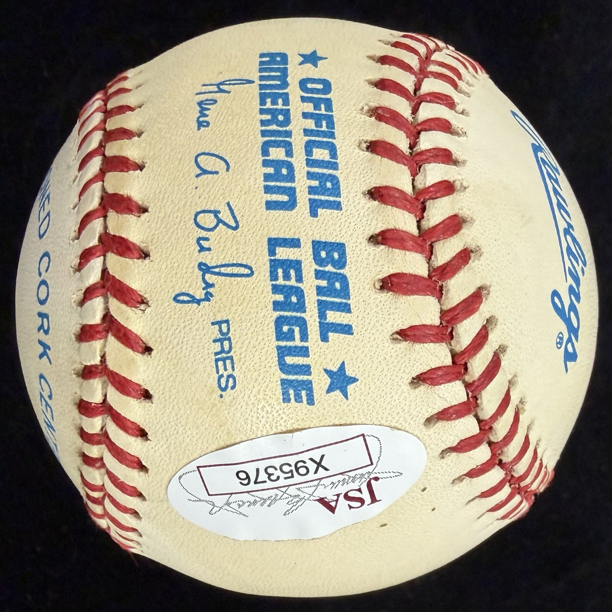 Joe DiMaggio HOF 55 Signed Baseball JSA LOA