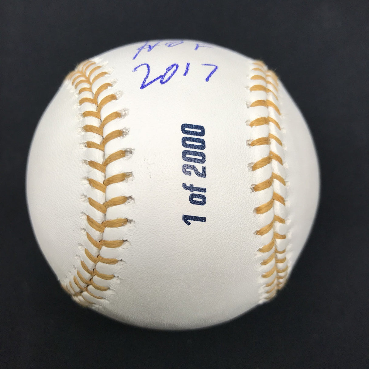 Bud Selig HOF 2017 Signed Commissioner Logo Baseball PSA/DNA