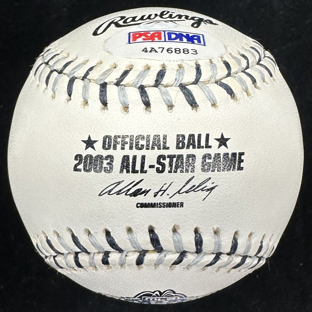 Garrett Anderson 2003 ASG MVP Signed 03 All Star Game Logo Baseball PSA/DNA