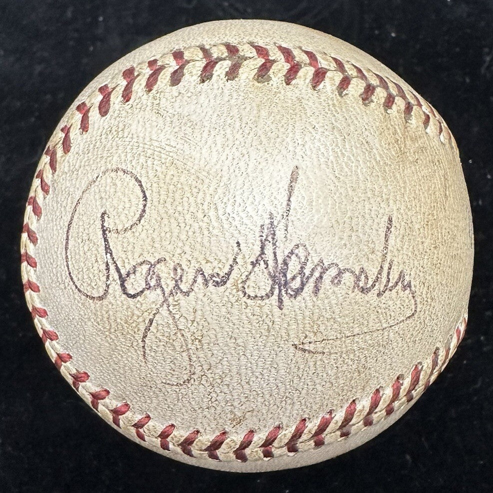 Rogers Hornsby Single Signed Official Warren Giles NL Baseball JSA LOA