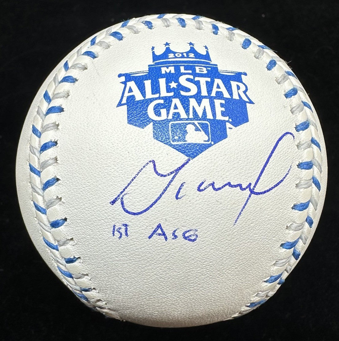 Jose Altuve 1st ASG Signed 2012 All-Star Game Logo Baseball JSA