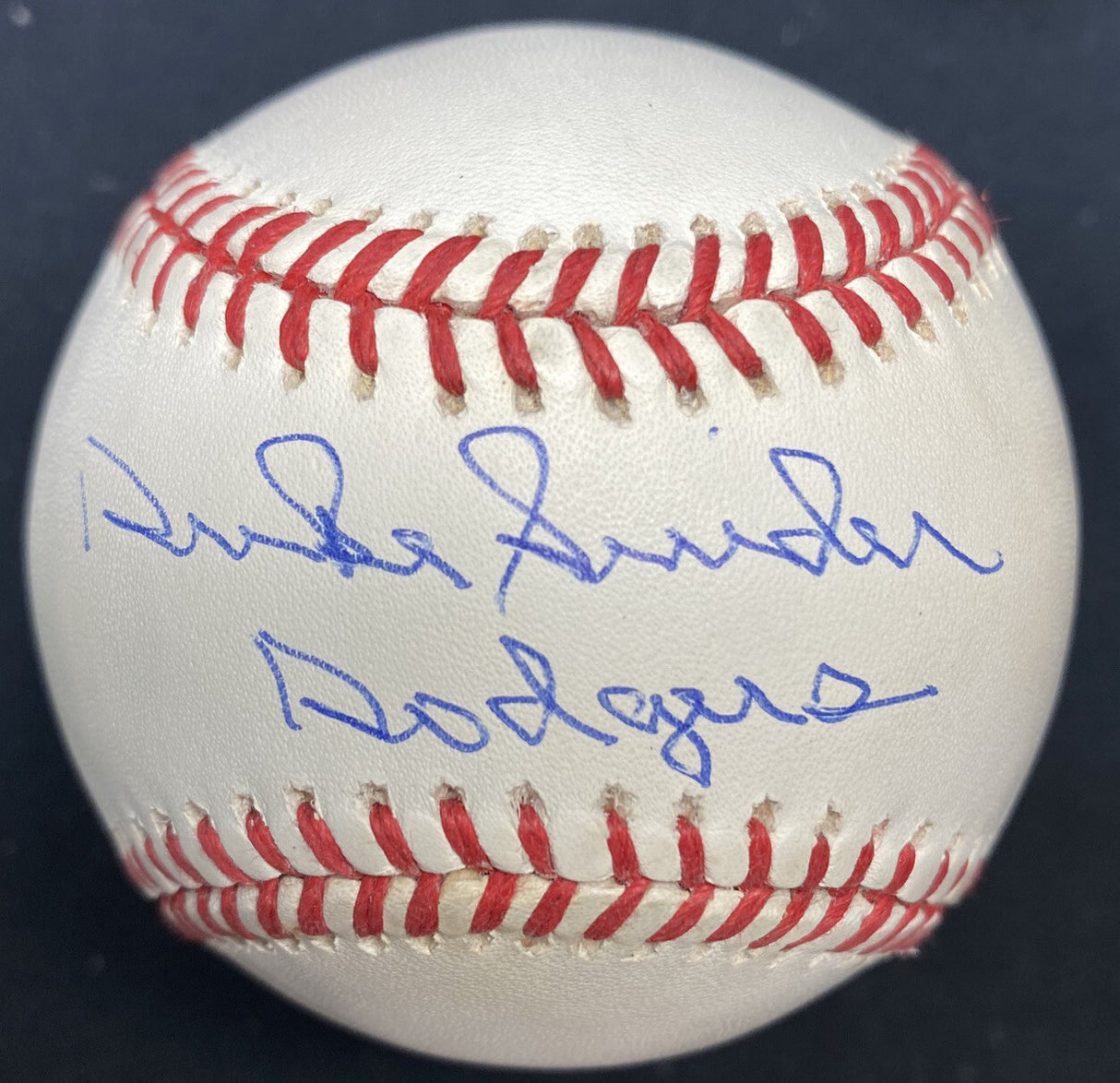 Duke Snider Dodgers Signed Baseball JSA