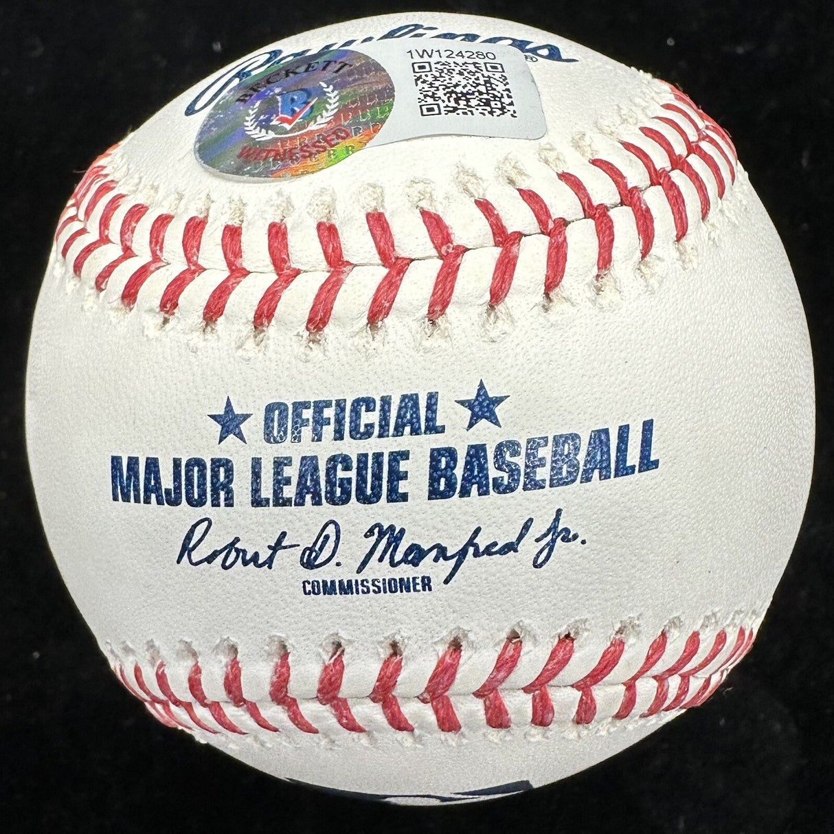 Jack Morris John Smoltz 1991 World Series Game 7 Dual Signed Stat Baseball BAS